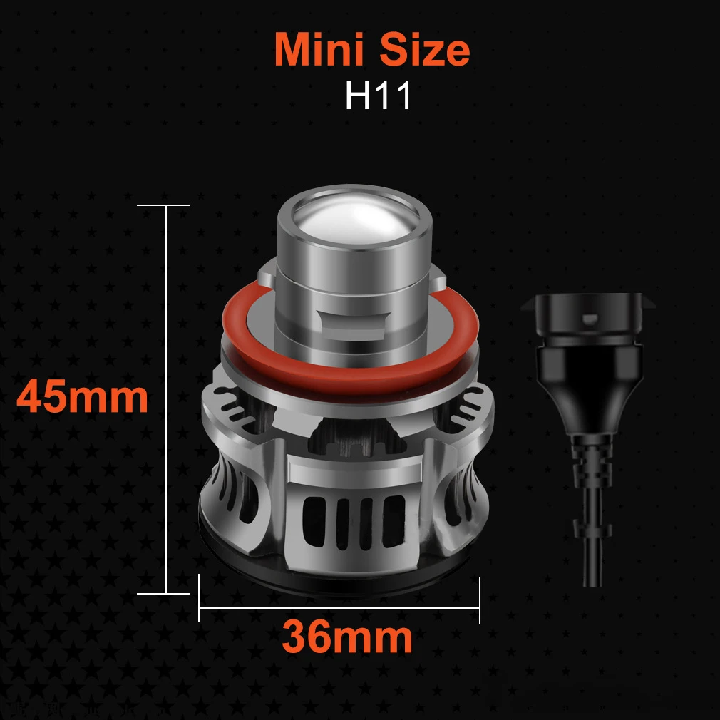 H11 Headlight Car Lamps 9006 HB4 9005 HB3 LED Bulb Projector Lens Devil Angel Eyes H8 Fog Lights 12V 6500K Led Lights for Auto
H11 Headlight Car Lamps 9006 HB4 9005 HB3 LED Bulb Projector Lens Devil Angel Eyes H8 Fog Lights 12V 6500K Led Lights for Auto