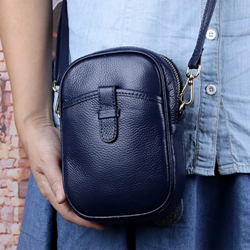 Genuine Cow Leather Blue/Black 5 Colors Mini Girl Phone Crossbody Messenger Purse High Quality Fashion Ladies Money Collection
Genuine Cow Leather Blue/Black 5 Colors Mini Girl Phone Crossbody Messenger Purse High Quality Fashion Ladies Money Collection