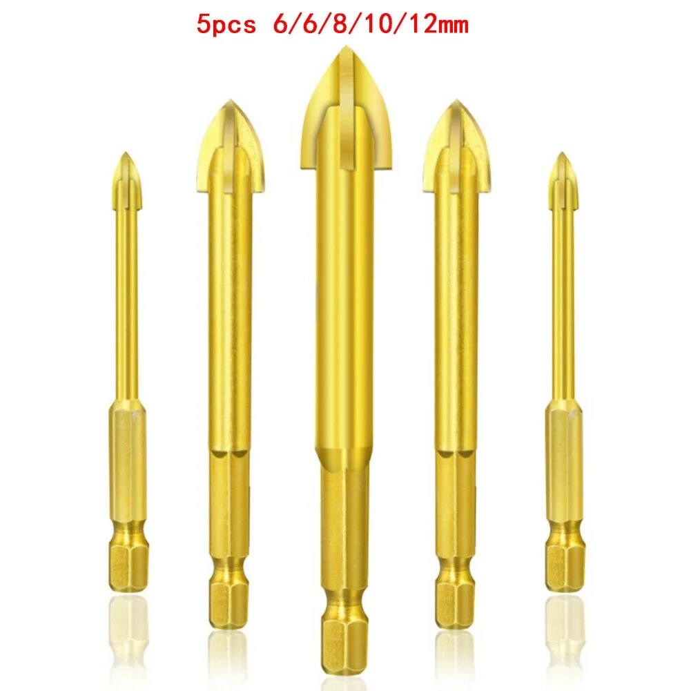 5PCS/set Cross Hex Tile Bits Glass Ceramic Concrete Marble Granite Hole Opener Alloy Triangle Multifunctional Drill Bit
5PCS/set Cross Hex Tile Bits Glass Ceramic Concrete Marble Granite Hole Opener Alloy Triangle Multifunctional Drill Bit