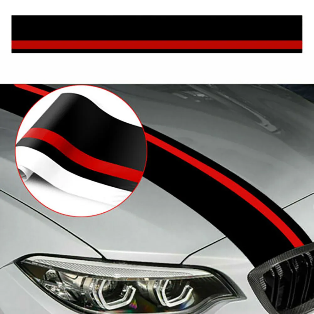 1Pcs Car Hood Roof Trunk Vinyl Stripe Sticker Racing Rally Sports PVC Decal Car Body Front Hood Decal Car Styling Accessories
1Pcs Car Hood Roof Trunk Vinyl Stripe Sticker Racing Rally Sports PVC Decal Car Body Front Hood Decal Car Styling Accessories