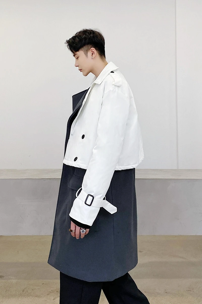 Male Streetwear Vintage Loose Casual Windbreaker Outerwear Men 2pieces Sets Cotton Padded Short Jacket Wool Vest Trench Coat
Male Streetwear Vintage Loose Casual Windbreaker Outerwear Men 2pieces Sets Cotton Padded Short Jacket Wool Vest Trench Coat