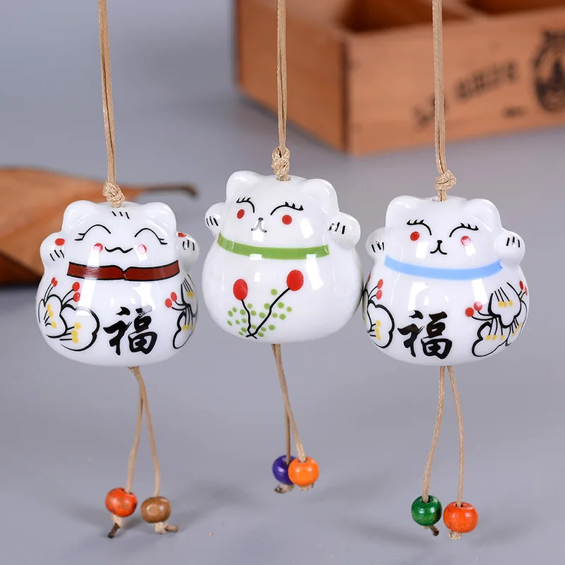 Ceramic Lucky Cat Pendant Wind Chimes Car Ornament Hanging Figurine Home Decor uacr Wind Chimes & Hanging Decorations Crafts New
Ceramic Lucky Cat Pendant Wind Chimes Car Ornament Hanging Figurine Home Decor uacr Wind Chimes & Hanging Decorations Crafts New