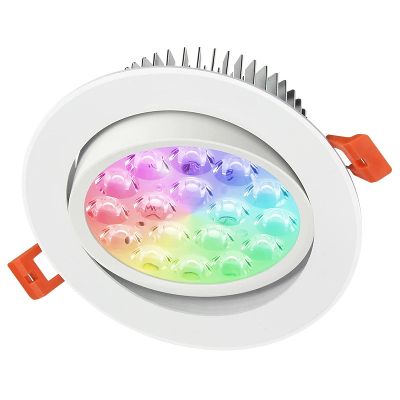 Smart LED Light Miboxer 9W RGB + CCT LED Downlight FUT068 Round AC 100V-240V WiFi Control Brightness Dimmable Angle Adjustable
Smart LED Light Miboxer 9W RGB + CCT LED Downlight FUT068 Round AC 100V-240V WiFi Control Brightness Dimmable Angle Adjustable