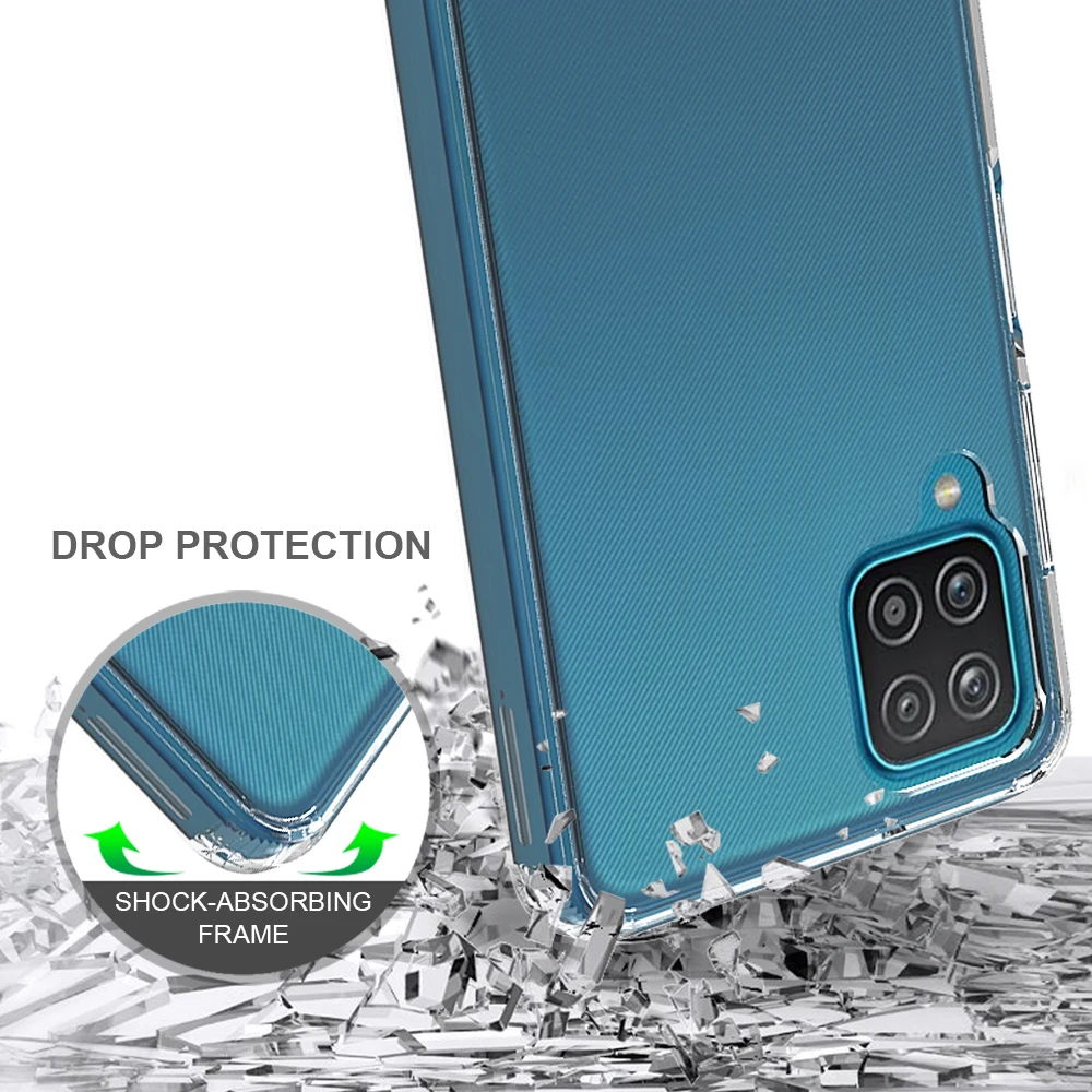 Clear Crystal Shockproof Case For Samsung Galaxy A12 A22 A32 A52 A72 A82 Quantum 2 Quantum2 M02 M12 Back Cover Hard Case
Clear Crystal Shockproof Case For Samsung Galaxy A12 A22 A32 A52 A72 A82 Quantum 2 Quantum2 M02 M12 Back Cover Hard Case