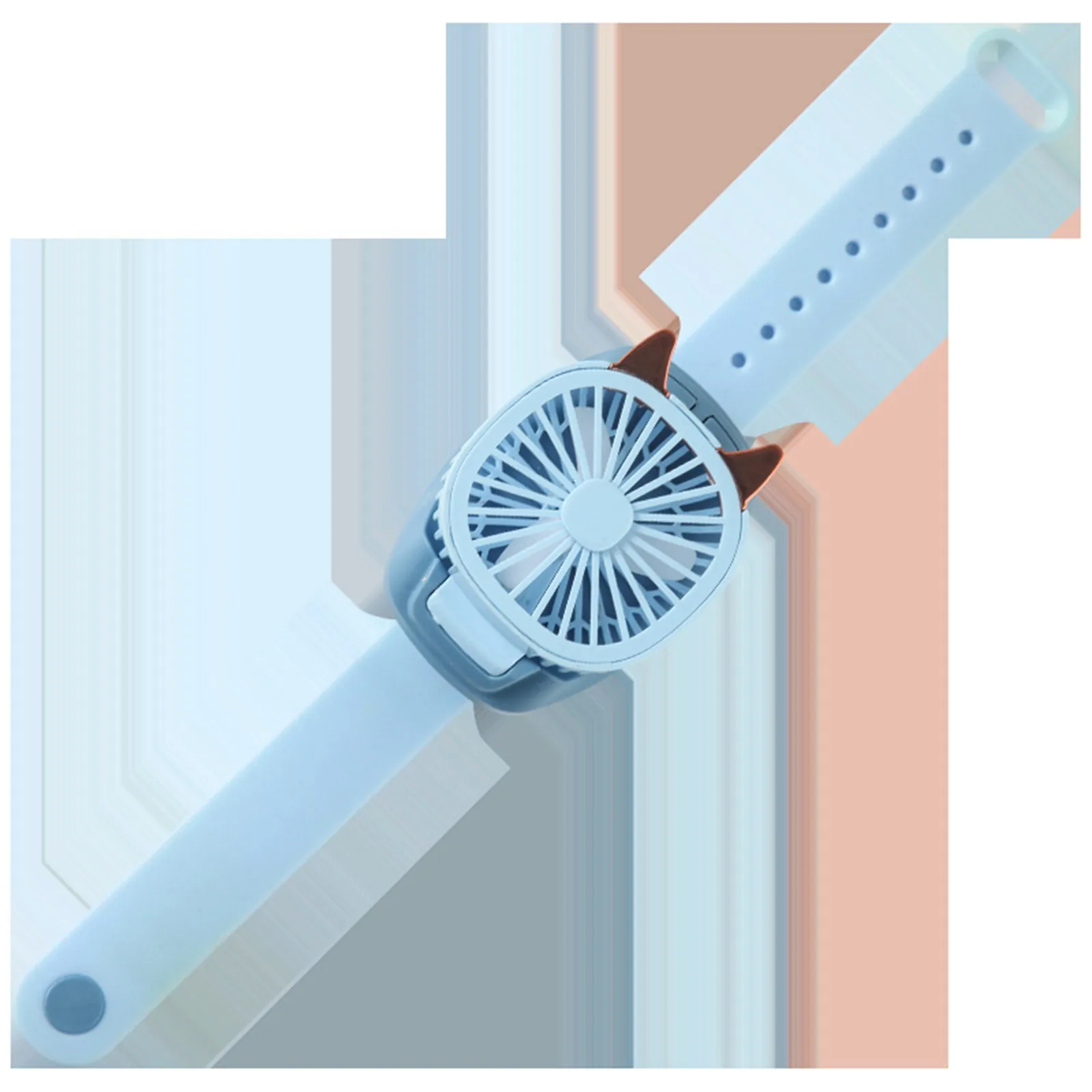 Уникальный ручной мини вентилятор для часов ультратихий Электрический с тремя