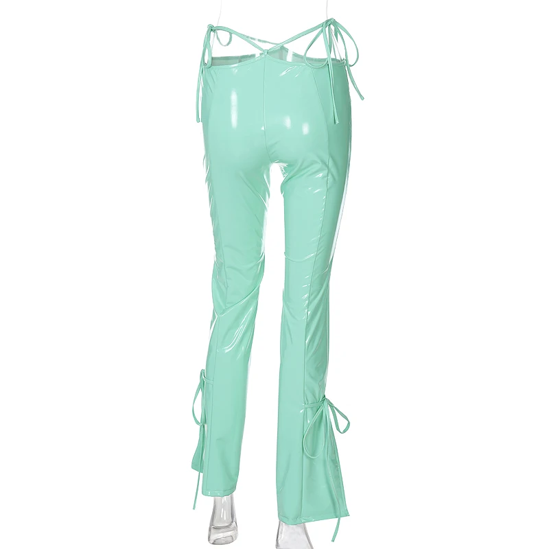 Chicology 2021 Women Summer Pu Pants Solid Color Bandage Thie Fashion Bodycon Street Wear Straight Elegant Y2K Trousers
Chicology 2021 Women Summer Pu Pants Solid Color Bandage Thie Fashion Bodycon Street Wear Straight Elegant Y2K Trousers