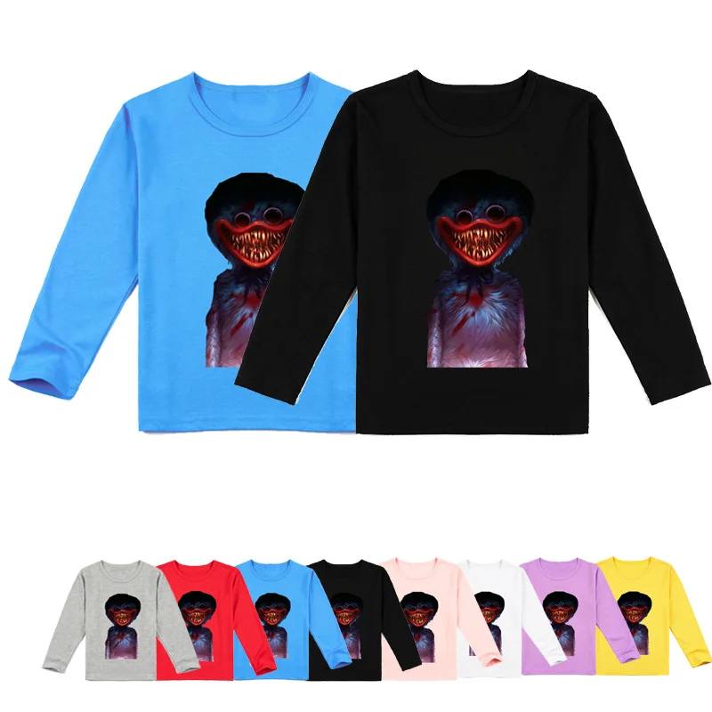 Spring/autumn Poppy Playtime T-shirt Kids Huggy Wuggy Shirt Boys Long Sleeve Tops Children O-neck Casual T-shirts Girls Clothes 
Spring/autumn Poppy Playtime T-shirt Kids Huggy Wuggy Shirt Boys Long Sleeve Tops Children O-neck Casual T-shirts Girls Clothes