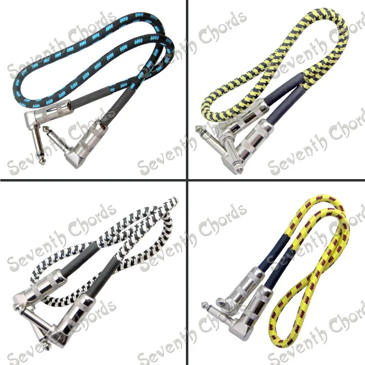 Cloth Braided 50CM anti-noise Guitar cable wire effect pedal cable stomp box, short Audio Connection Cable Multi colors
Cloth Braided 50CM anti-noise Guitar cable wire effect pedal cable stomp box, short Audio Connection Cable Multi colors