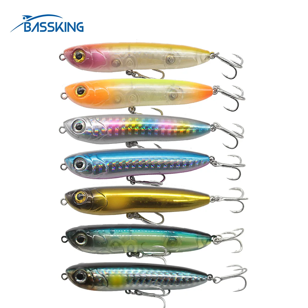 BASSKING Floating Pencil Bait 7cm7.5g Hard Fishing Lure Treble Hook Isca Artificial Para Pesca Leurre Lure Bait Fishing Wobblers
BASSKING Floating Pencil Bait 7cm7.5g Hard Fishing Lure Treble Hook Isca Artificial Para Pesca Leurre Lure Bait Fishing Wobblers