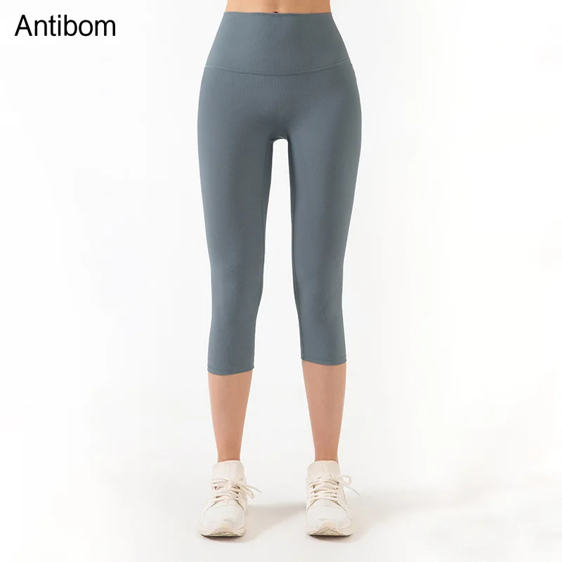 Antibom Engery Yoga Pants Calf-Length Fitness Push Up Woman's Leggings High Waist Elastic Sportswear Breathable Capri Tights New
Antibom Engery Yoga Pants Calf-Length Fitness Push Up Woman's Leggings High Waist Elastic Sportswear Breathable Capri Tights New