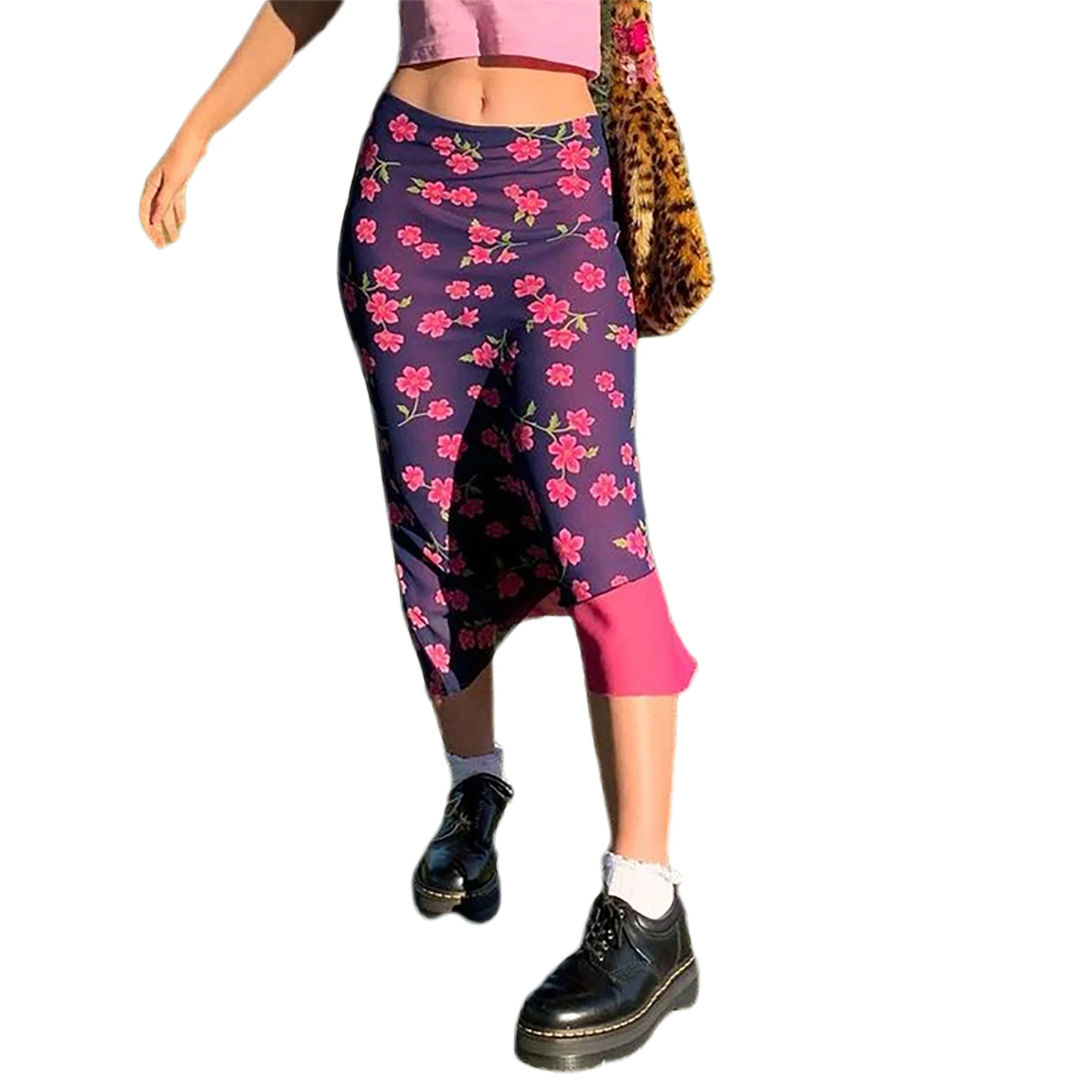 2021 Women Casual Close-fitting Long Skirt, Purple Floral Printed Pattern Irregular Hem Skirt,Sweet Style , S/M/L
2021 Women Casual Close-fitting Long Skirt, Purple Floral Printed Pattern Irregular Hem Skirt,Sweet Style , S/M/L
