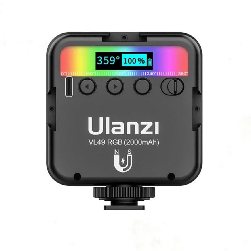 Ulanzi VL49RGB портативный заполняющий светильник 2500k-9000k 6W с тремя головками для холодной загрузки магнитная лампа 2000mA Tpye-c зарядка полноцветный с...
Ulanzi VL49RGB портативный заполняющий светильник 2500k-9000k 6W с тремя головками для холодной загрузки магнитная лампа 2000mA Tpye-c зарядка полноцветный с...
