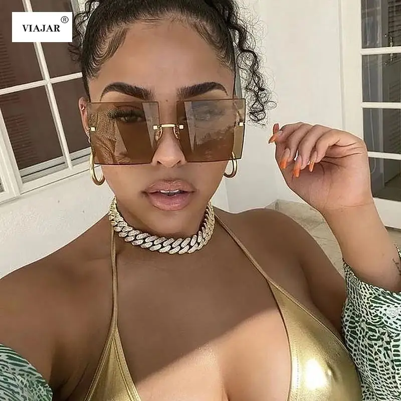 Очки солнцезащитные женские без оправы, квадратные большие винтажные Роскошные зеркальные солнечные очки с градиентом, в металлической оп...
Очки солнцезащитные женские без оправы, квадратные большие винтажные Роскошные зеркальные солнечные очки с градиентом, в металлической оп...