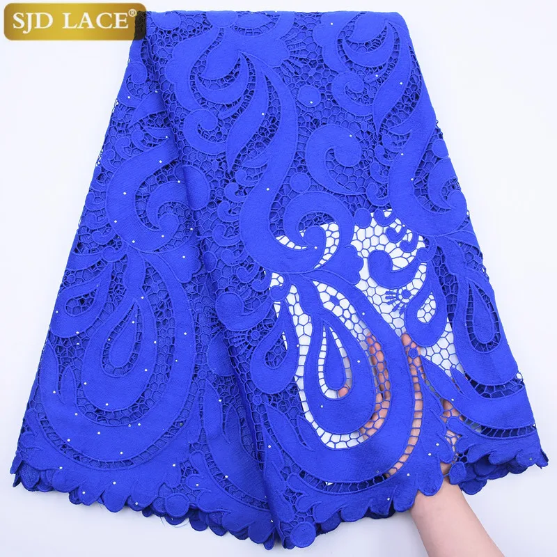 SJD LACE African Lace Fabric Embroidery Guipure Lace With Rhinestones High Quality Nigeria Wedding Dress Fabric Lace A1818
SJD LACE African Lace Fabric Embroidery Guipure Lace With Rhinestones High Quality Nigeria Wedding Dress Fabric Lace A1818