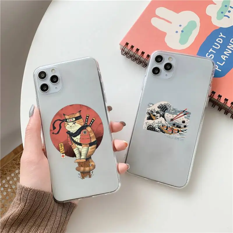cat Manga surf sushi japan Phone Case Clear Transparent for iPhone 11 12 13 mini pro XS MAX 8 7 6 6S Plus X 5S SE XR 2020
cat Manga surf sushi japan Phone Case Clear Transparent for iPhone 11 12 13 mini pro XS MAX 8 7 6 6S Plus X 5S SE XR 2020