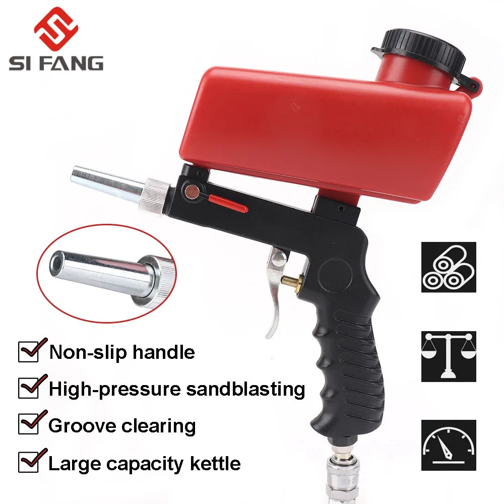 90PSI Portable Gravity Sandblasting Gun Pneumatic Tool Mini Sand Blasting Machine Spray Gun Adjustable Sandblaster
90PSI Portable Gravity Sandblasting Gun Pneumatic Tool Mini Sand Blasting Machine Spray Gun Adjustable Sandblaster