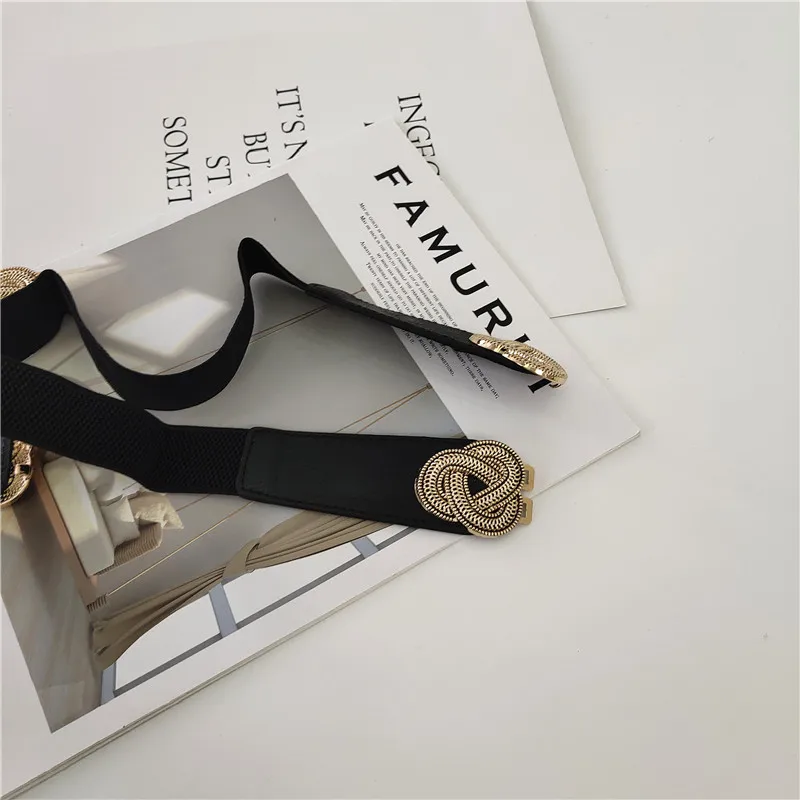Metal Small Cotton Shape Belt Female Ornament Waist Seal with Skirt Vintage Elastic Stretch Thin Belt Versatile Simplicity Waist
Metal Small Cotton Shape Belt Female Ornament Waist Seal with Skirt Vintage Elastic Stretch Thin Belt Versatile Simplicity Waist