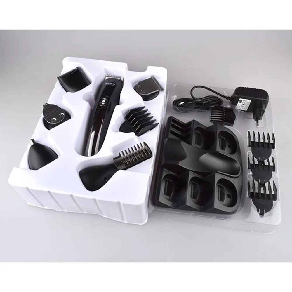 Kemei Men's Electric Hair Clipper Professional 11 in 1 Rechargeable Nose Trimmer Cutting Grooming Machine Razor for Men KM 600
Kemei Men's Electric Hair Clipper Professional 11 in 1 Rechargeable Nose Trimmer Cutting Grooming Machine Razor for Men KM 600