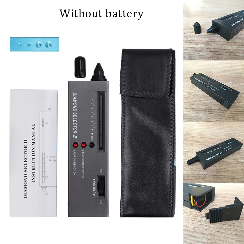 LED Electronic Diamond Tester Indicator Test Pen Professional High Accuracy Gemstone Gem Selector Jewelry Portable Watcher Tool
LED Electronic Diamond Tester Indicator Test Pen Professional High Accuracy Gemstone Gem Selector Jewelry Portable Watcher Tool