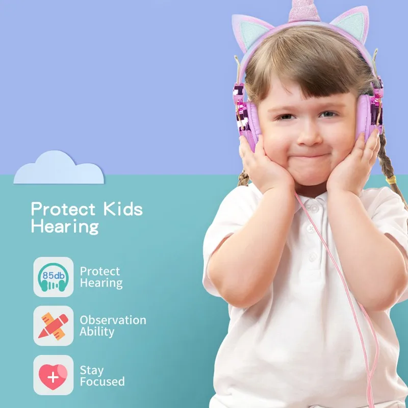 Wireless Cute Headphones Girls Kids Cartoon Stereo Bluetooth-Compatible 5.0 Headset Microphone Learning Headset 2021 New
Wireless Cute Headphones Girls Kids Cartoon Stereo Bluetooth-Compatible 5.0 Headset Microphone Learning Headset 2021 New