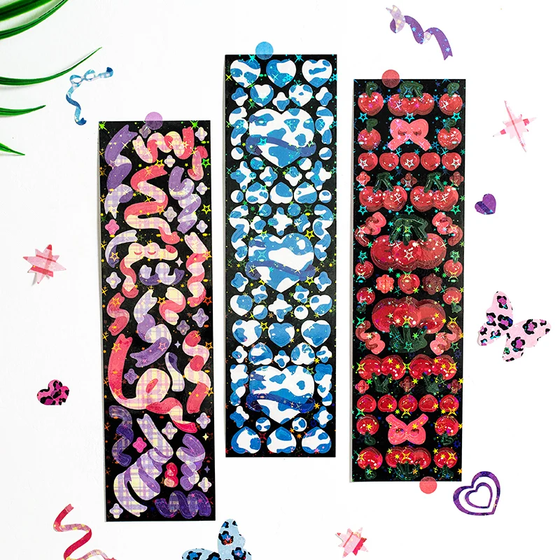 2 Sheets Kawaii Butterfly Ribbon Love Laser Stickers Cute Junk Journal Stationery Notebook Happy Plan Deco Sticker Art Supplies
2 Sheets Kawaii Butterfly Ribbon Love Laser Stickers Cute Junk Journal Stationery Notebook Happy Plan Deco Sticker Art Supplies