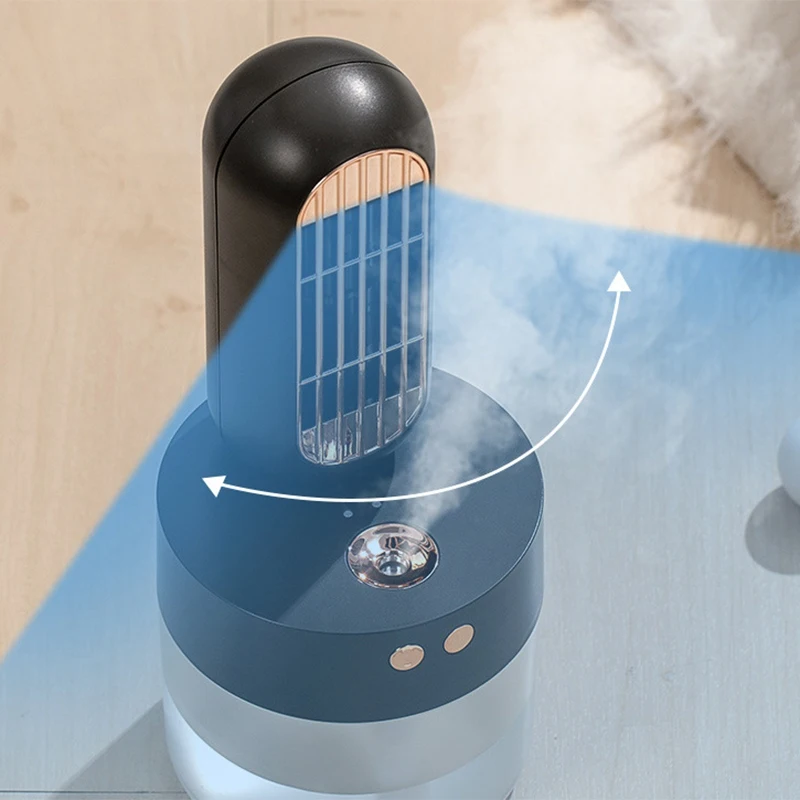 Portable Humidification Small Fan Household Humidification Spray Fan 
Portable Humidification Small Fan Household Humidification Spray Fan