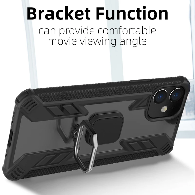 Shockproof Armor Case For Iphone 11 Bumper Luxury Ring Holder For Iphone 11 12 Pro Max Mini 7 8 Plus SE 2020 X XR XS Max Coque
Shockproof Armor Case For Iphone 11 Bumper Luxury Ring Holder For Iphone 11 12 Pro Max Mini 7 8 Plus SE 2020 X XR XS Max Coque