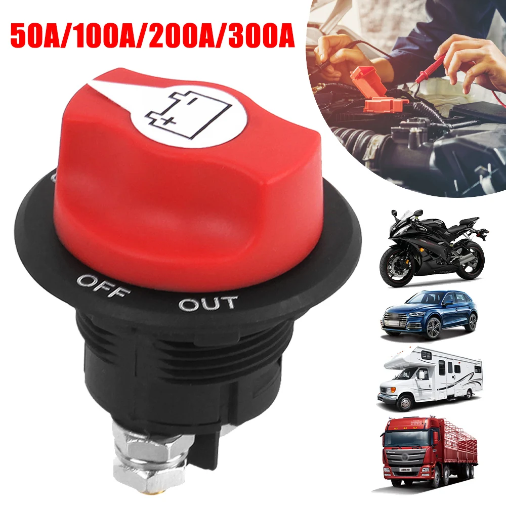 Car Battery Power-off Switch Rotary Disconnect Cut Off Battery Leakage Protection Power Isolator for Auto Motorcycle Truck Boat
Car Battery Power-off Switch Rotary Disconnect Cut Off Battery Leakage Protection Power Isolator for Auto Motorcycle Truck Boat