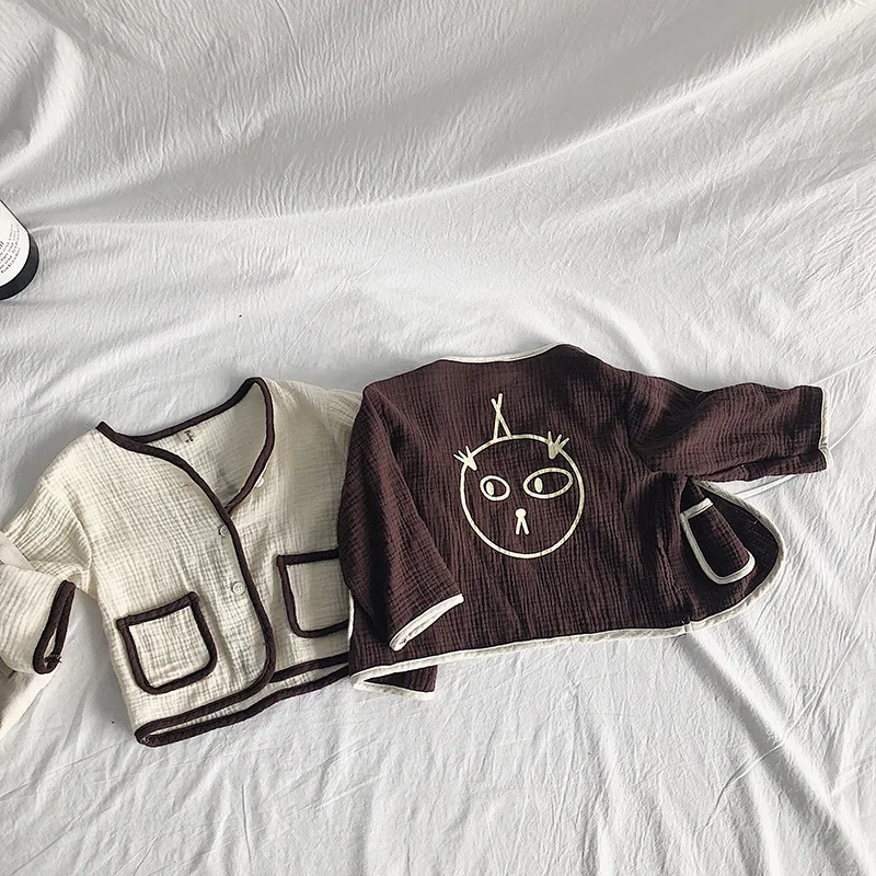 Spring Autumn Toddler Baby Boys Thin Coat Simple Single-breasted Outerwear Coats Kids Cartoon Children Clothes 2019
Spring Autumn Toddler Baby Boys Thin Coat Simple Single-breasted Outerwear Coats Kids Cartoon Children Clothes 2019