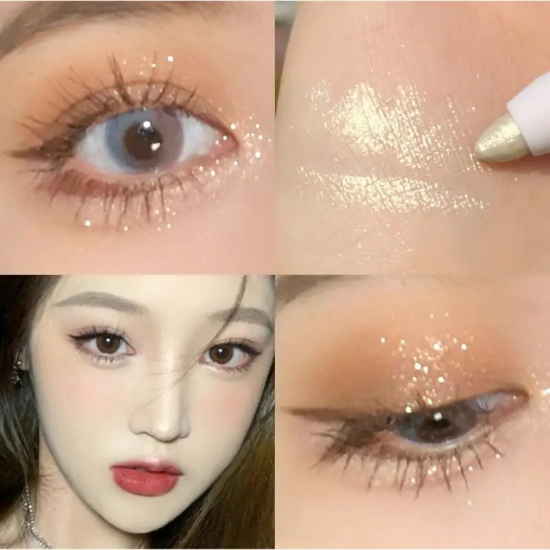 Korea Makeup Star eye Glitter Pigment Shadow Color White Blue Gold Lying silkworm Pencil Shimmer Eyeshadow Liner Matte Pen Stick
Korea Makeup Star eye Glitter Pigment Shadow Color White Blue Gold Lying silkworm Pencil Shimmer Eyeshadow Liner Matte Pen Stick