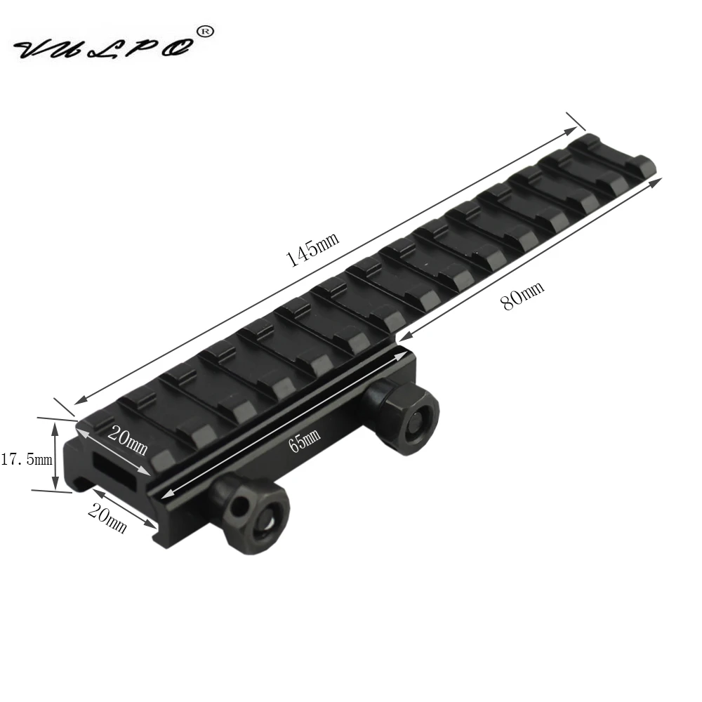 VULPO 20mm Picatinny Rail Mount Tactical Extended Scope Mount For Airsoft Rifle Scope
VULPO 20mm Picatinny Rail Mount Tactical Extended Scope Mount For Airsoft Rifle Scope