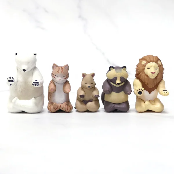 Japanese Animal Buddha Series Lion Cat Bear Hamster Cute Mini Action Figure Model Ornament Toys
Japanese Animal Buddha Series Lion Cat Bear Hamster Cute Mini Action Figure Model Ornament Toys