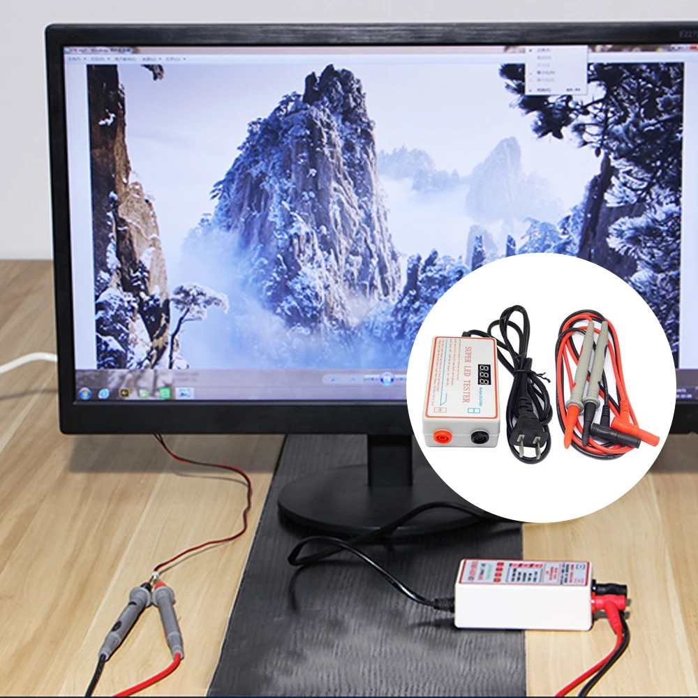 Smart 0-330V Output LED TV Backlight Tester Manual Adjustment Voltage LED Strips Beads Test Tools Light Board Instruments Repair
Smart 0-330V Output LED TV Backlight Tester Manual Adjustment Voltage LED Strips Beads Test Tools Light Board Instruments Repair