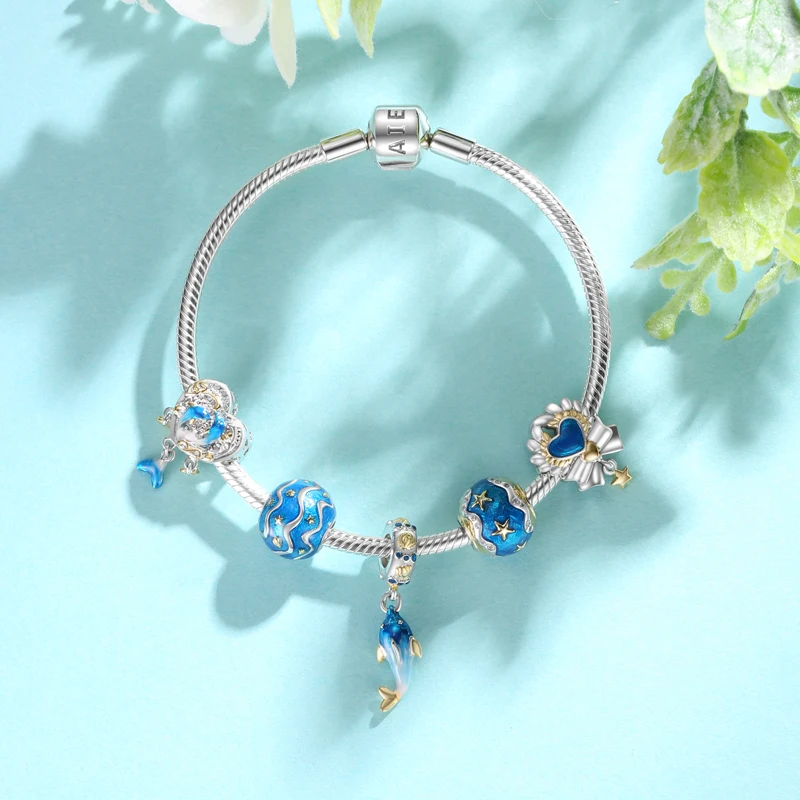 Blue Ocean 2021 Summer New 925 Sterling Silver Enamel Charms Pendant Beads Fits Original Women Bracelets DIY Jewelry
Blue Ocean 2021 Summer New 925 Sterling Silver Enamel Charms Pendant Beads Fits Original Women Bracelets DIY Jewelry