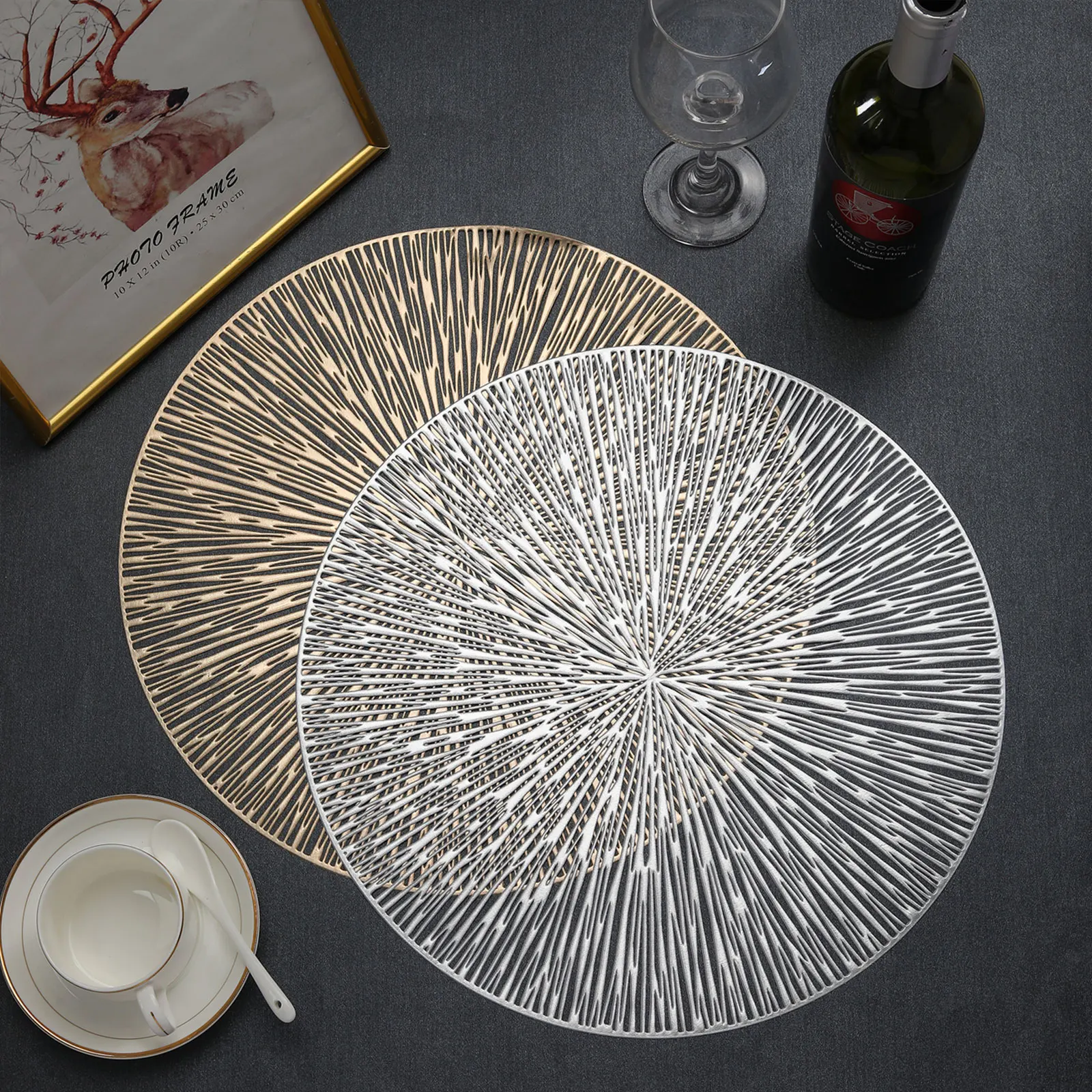 Newest Hot PVC Hollow Insulation Coaster Pads Table Bowl Mats Home Decor Heat Resistant Placemat For Dining Table Mats
Newest Hot PVC Hollow Insulation Coaster Pads Table Bowl Mats Home Decor Heat Resistant Placemat For Dining Table Mats
