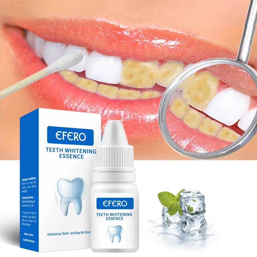 

EFERO Teeth Whitening Serum Gel Dental Oral Hygiene Effective Remove Stains Plaque Cleaning Essence Care Toothpaste