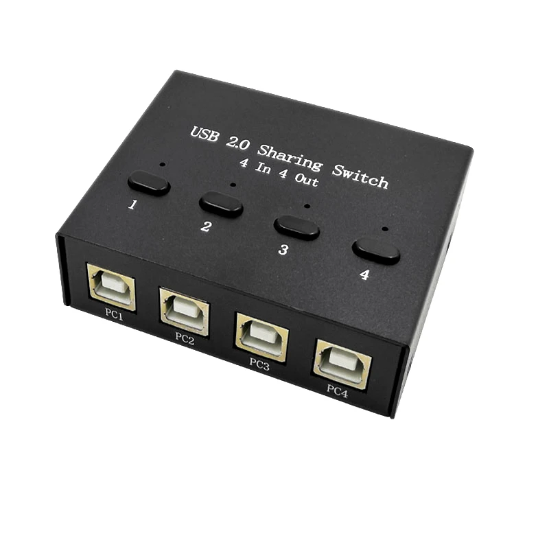 USB 2 0 устройство для совместного доступа к принтеру 4 в выхода компьютера U disk mouse