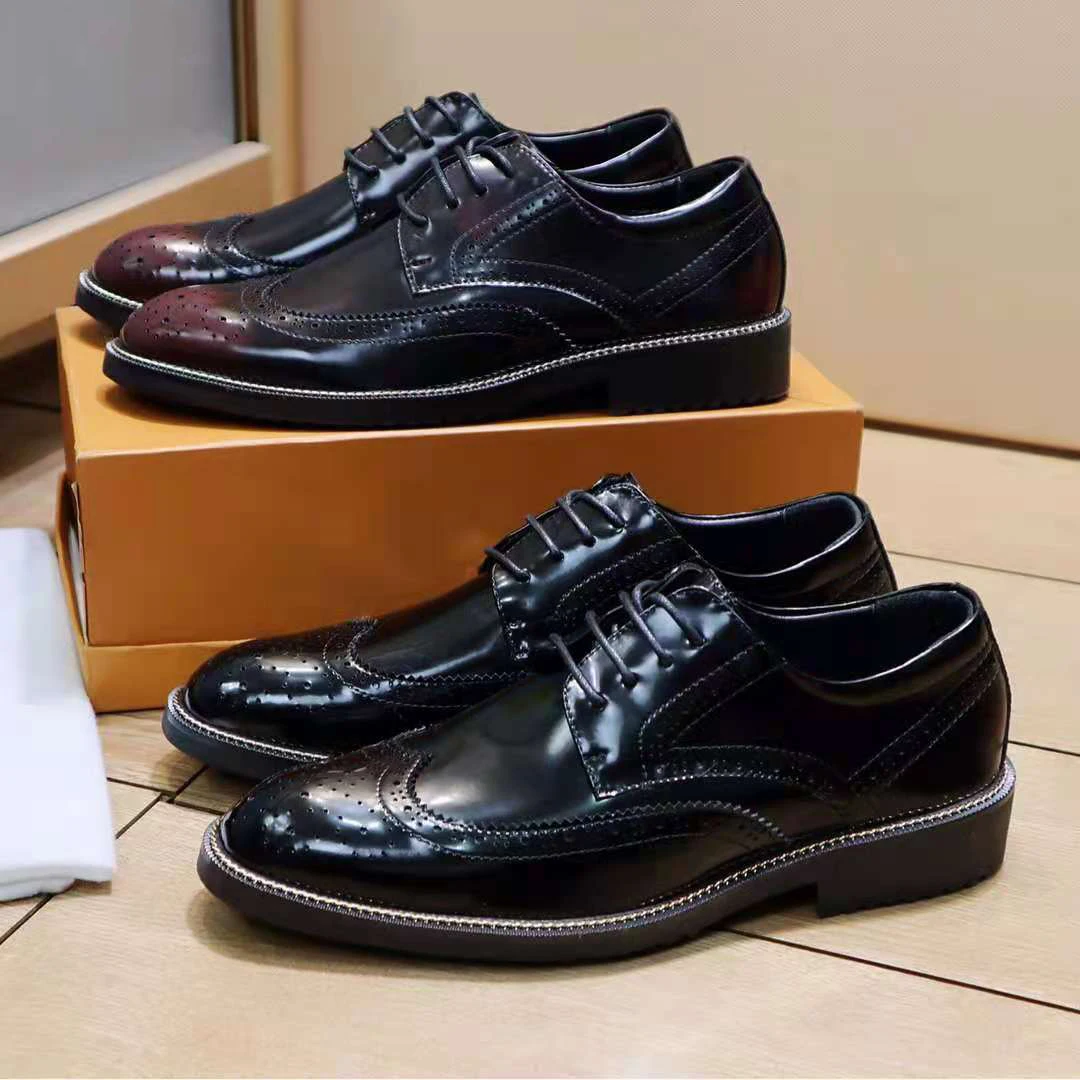 Vallu 2021 fall new style full leather punching high quality broch business casual comfortable all-match men's single shoes
Vallu 2021 fall new style full leather punching high quality broch business casual comfortable all-match men's single shoes