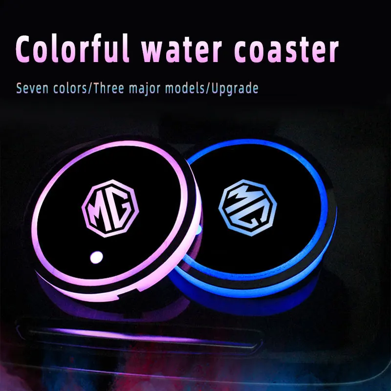 Car Logo Led Atmosphere Light 7 Colorful Cup Luminous Coaster Holder For MG 5 6 ONE EZS HS ZS MG7 3 3SW GS GT Auto Accessories
Car Logo Led Atmosphere Light 7 Colorful Cup Luminous Coaster Holder For MG 5 6 ONE EZS HS ZS MG7 3 3SW GS GT Auto Accessories