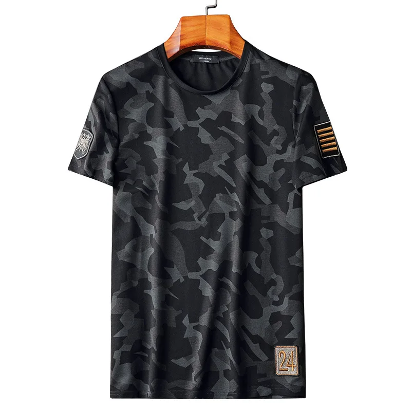 2021 Summer Top Camouflage T Shirt Men Fashion Clothing Badge Embroidery Short Sleeve O Neck T-shirt Casual Camiseta Camuflaje
2021 Summer Top Camouflage T Shirt Men Fashion Clothing Badge Embroidery Short Sleeve O Neck T-shirt Casual Camiseta Camuflaje