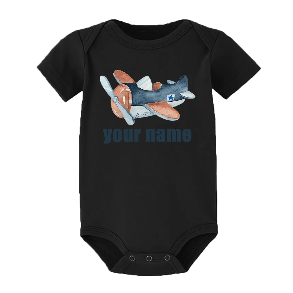 Индивидуальное имя для малышей детское боди с коротким рукавом новорожденных
