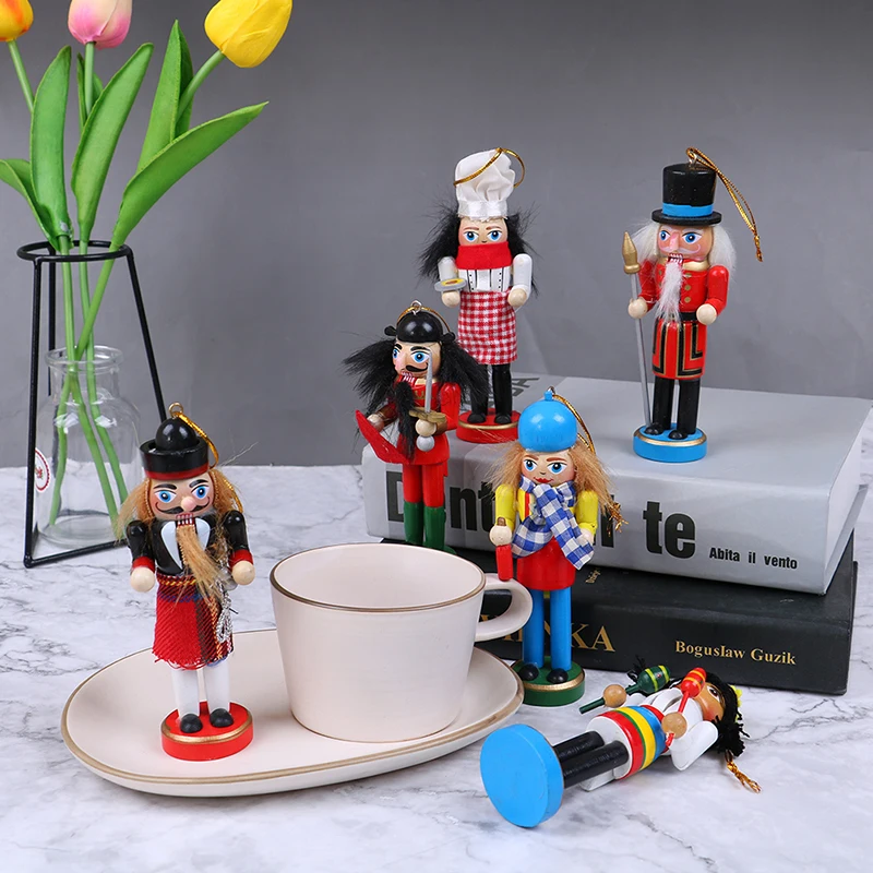 Christmas Ornaments Gift 6Pcs Wooden Nutcracker Doll Soldier Miniature Figurines New
Christmas Ornaments Gift 6Pcs Wooden Nutcracker Doll Soldier Miniature Figurines New