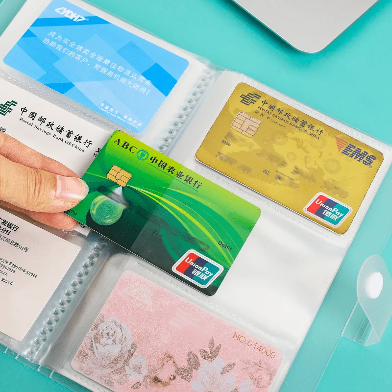 Прозрачная Кредитная карточка JIANWU 20/40 листов посылка ений | Канцтовары для офиса