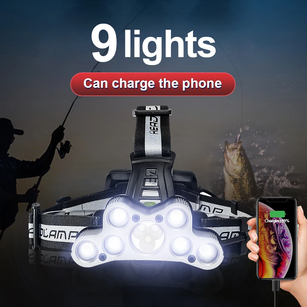 Светодиодный налобный фонарь 18650, Аккумуляторный usb-фонарь CREE XML T6, водонепроницаемый налобный фонарь для кемпинга, налобный фонарь для рыба...
Светодиодный налобный фонарь 18650, Аккумуляторный usb-фонарь CREE XML T6, водонепроницаемый налобный фонарь для кемпинга, налобный фонарь для рыба...