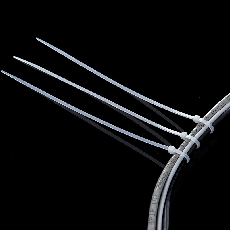 100pcs Nylon Cable Ties Durability Black White Back Strap Multifunction Self Stuck Cable Tie Packed Convenient Wrap ZipTies
100pcs Nylon Cable Ties Durability Black White Back Strap Multifunction Self Stuck Cable Tie Packed Convenient Wrap ZipTies