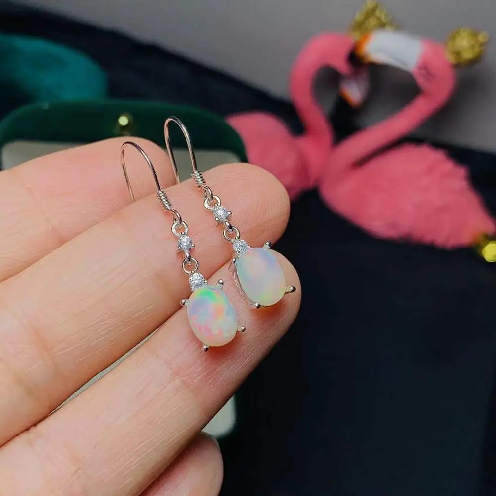 New Sweet Opal Stud Earrings For Women Pretty Small Ear Jewelry 925 sterling silver Female Earrings
New Sweet Opal Stud Earrings For Women Pretty Small Ear Jewelry 925 sterling silver Female Earrings