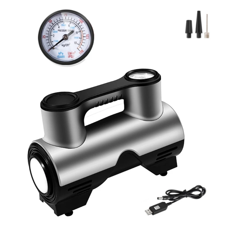 12V/120W Portable Air Compressor Multifunctional Air Pump Tire Inflator with Bright Emergency Flashilight
12V/120W Portable Air Compressor Multifunctional Air Pump Tire Inflator with Bright Emergency Flashilight