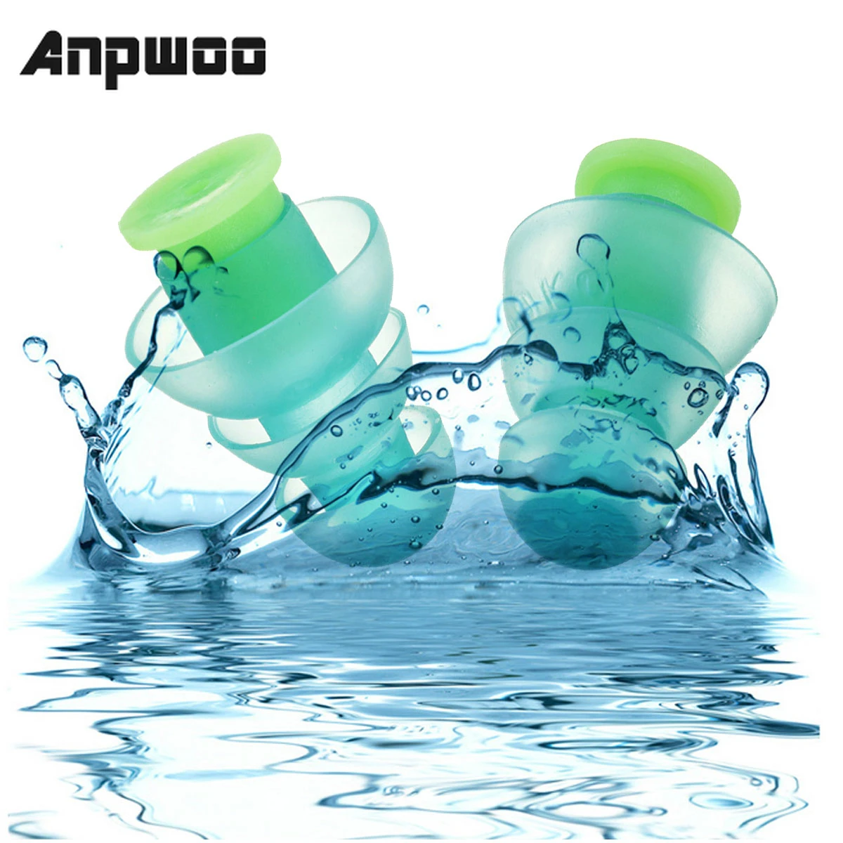 

ANPWOO 1 Pair Noise Cancelling Hearing Protection Earplugs For Concerts Musician Motorcycles Reusable Silicone Ear plugs