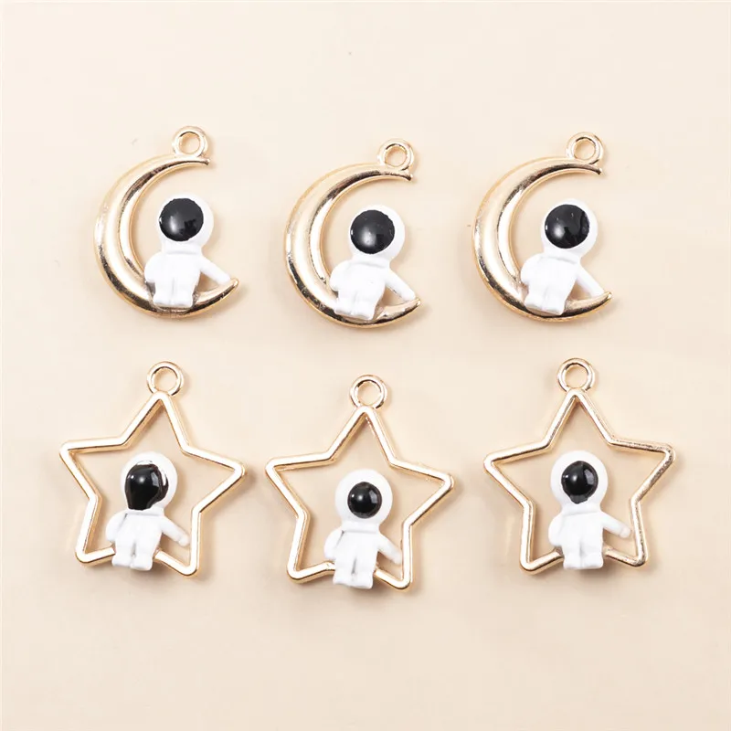10 шт./лот подвеска в виде Луны, звезд, астронавта, космонавта, подвеска, «сделай сам», серьги, ожерелье для изготовления ювелирных изделий, ак...
10 шт./лот подвеска в виде Луны, звезд, астронавта, космонавта, подвеска, «сделай сам», серьги, ожерелье для изготовления ювелирных изделий, ак...