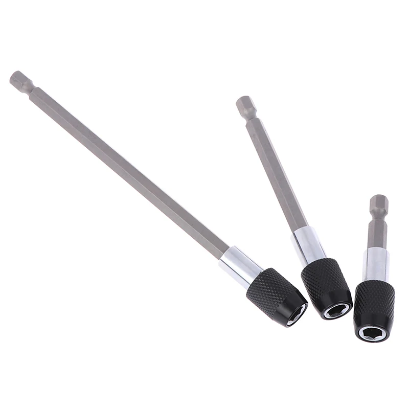 60mm 100mm 150mm 1/4 Inch Hex Shank Quick Release Screwdriver Bit Holder Extension Bar
60mm 100mm 150mm 1/4 Inch Hex Shank Quick Release Screwdriver Bit Holder Extension Bar